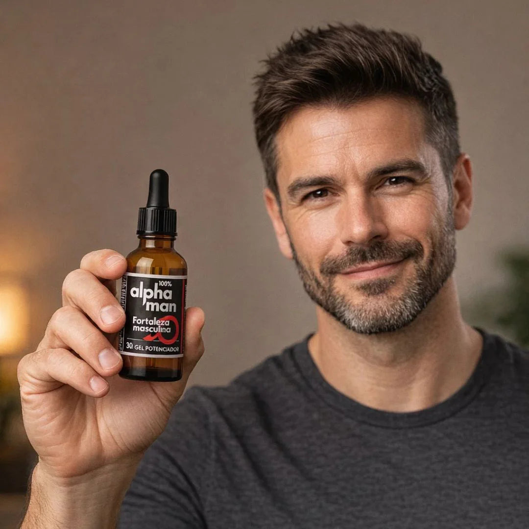 GEL ALPHAMAN GOTERO – Potencia y Confianza Masculina