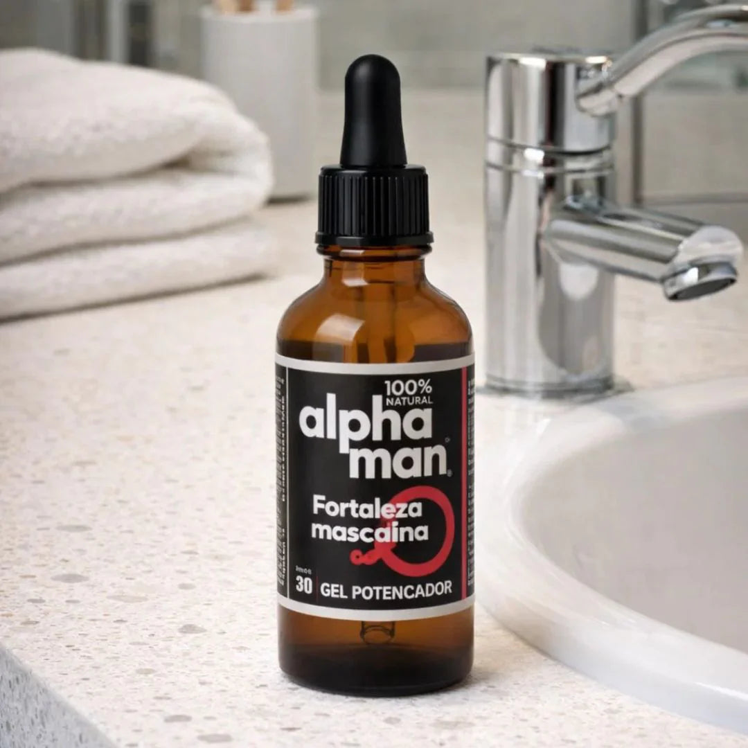 GEL ALPHAMAN GOTERO – Potencia y Confianza Masculina