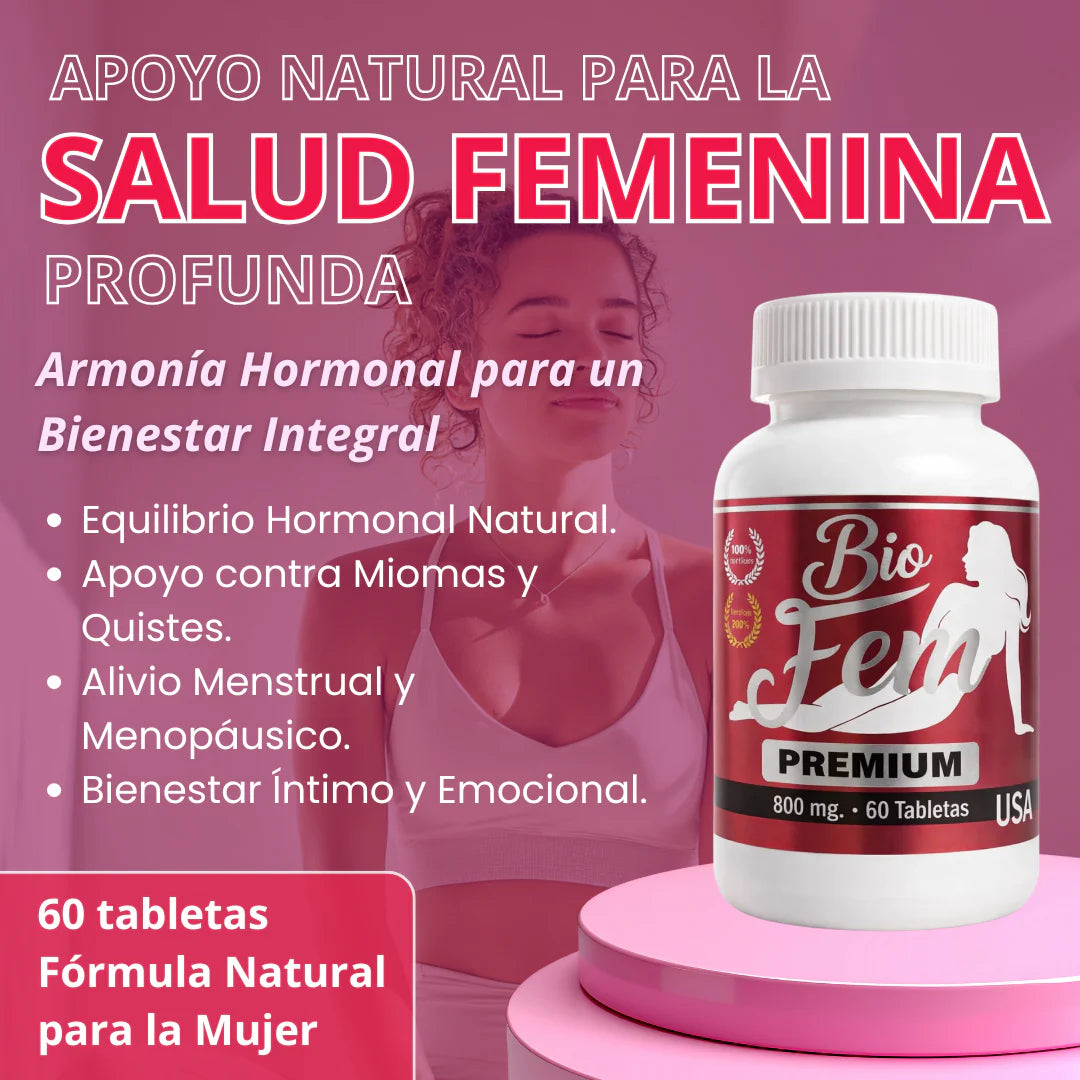 BIO FEM PREMIUM - Equilibrio y Vitalidad Femenina