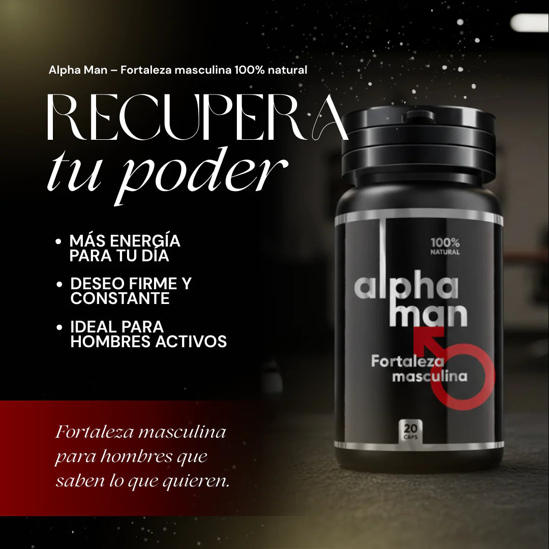 ALPHAMAN AMERICANO – Potencia y Vitalidad Masculina