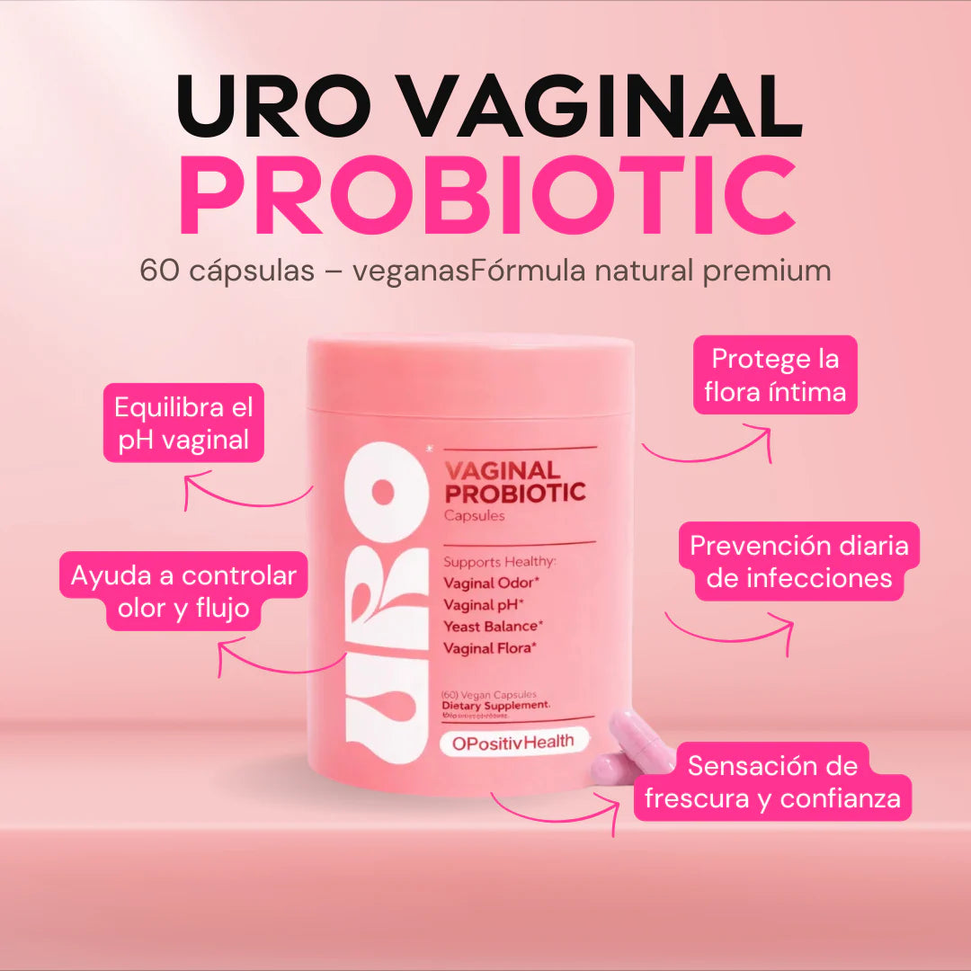 URO VAGINAL PROBIOTIC – Equilibrio y Bienestar Íntimo
