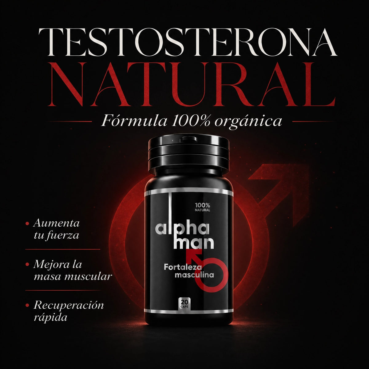 ALPHAMAN AMERICANO – Potencia y Vitalidad Masculina