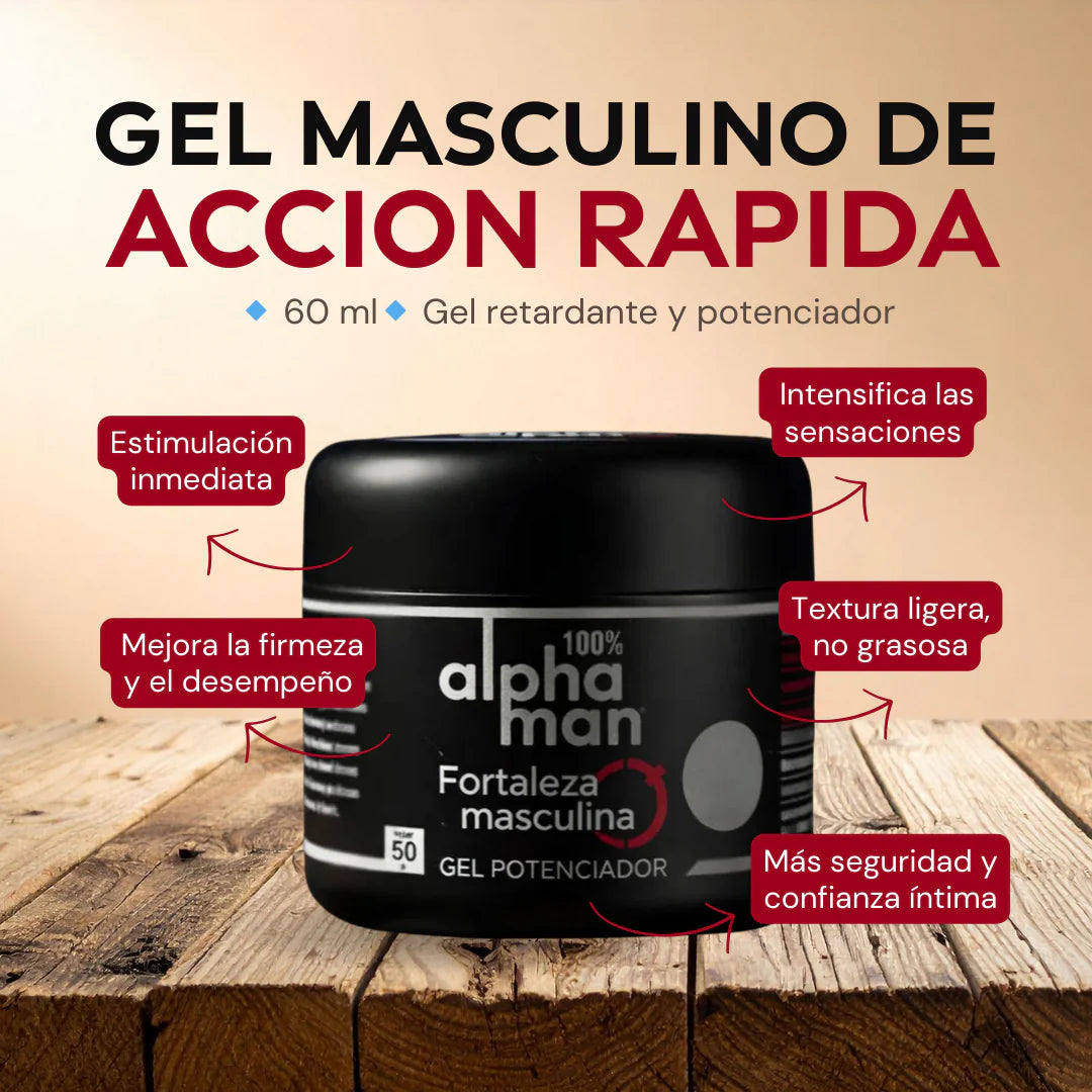 ALPHAMAN GEL POTE – Máximo Desempeño Masculino