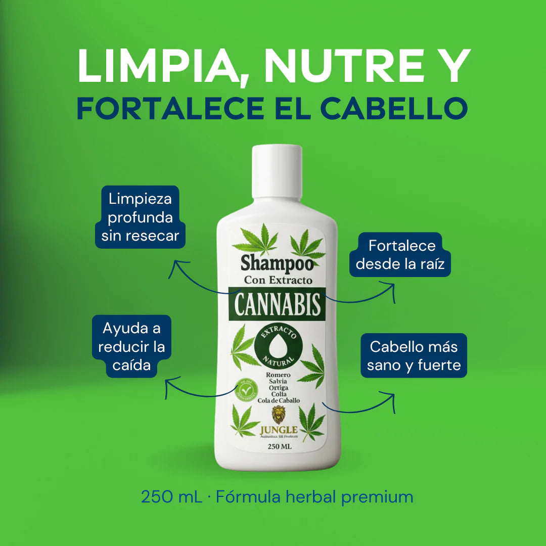 SHAMPOO CANNABIS – Fuerza y Vitalidad para tu Cabello